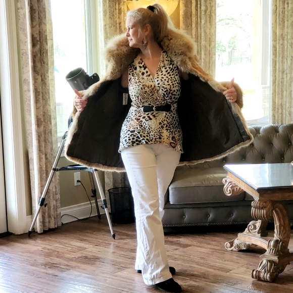 Luscious Coyote Fur Stroller sz M - Picture 7 of 17